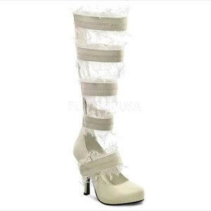 Sexy Pleaser mummy costume shoes heels size 7